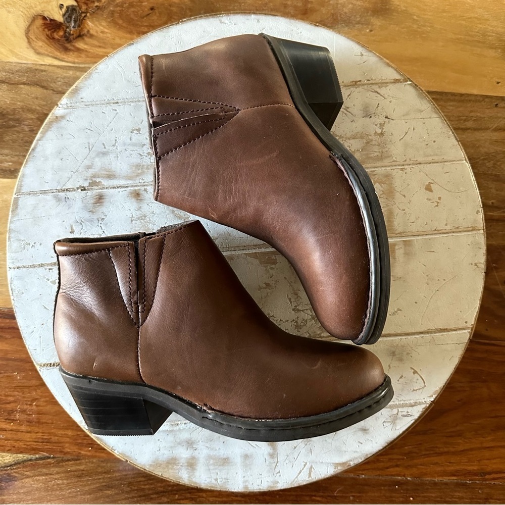 Double HH Smooth Leather Booties
